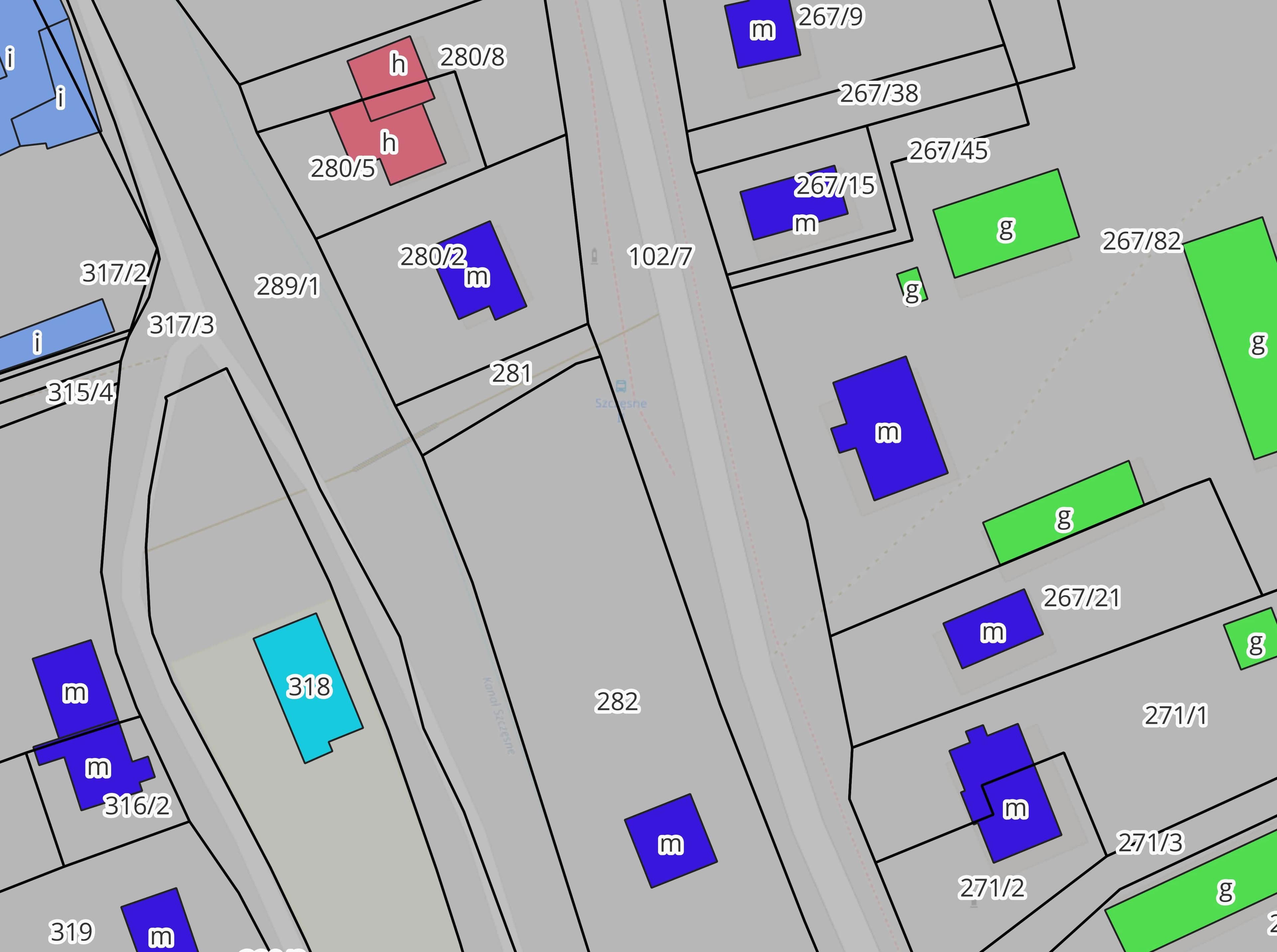 przykład danych wektorowych